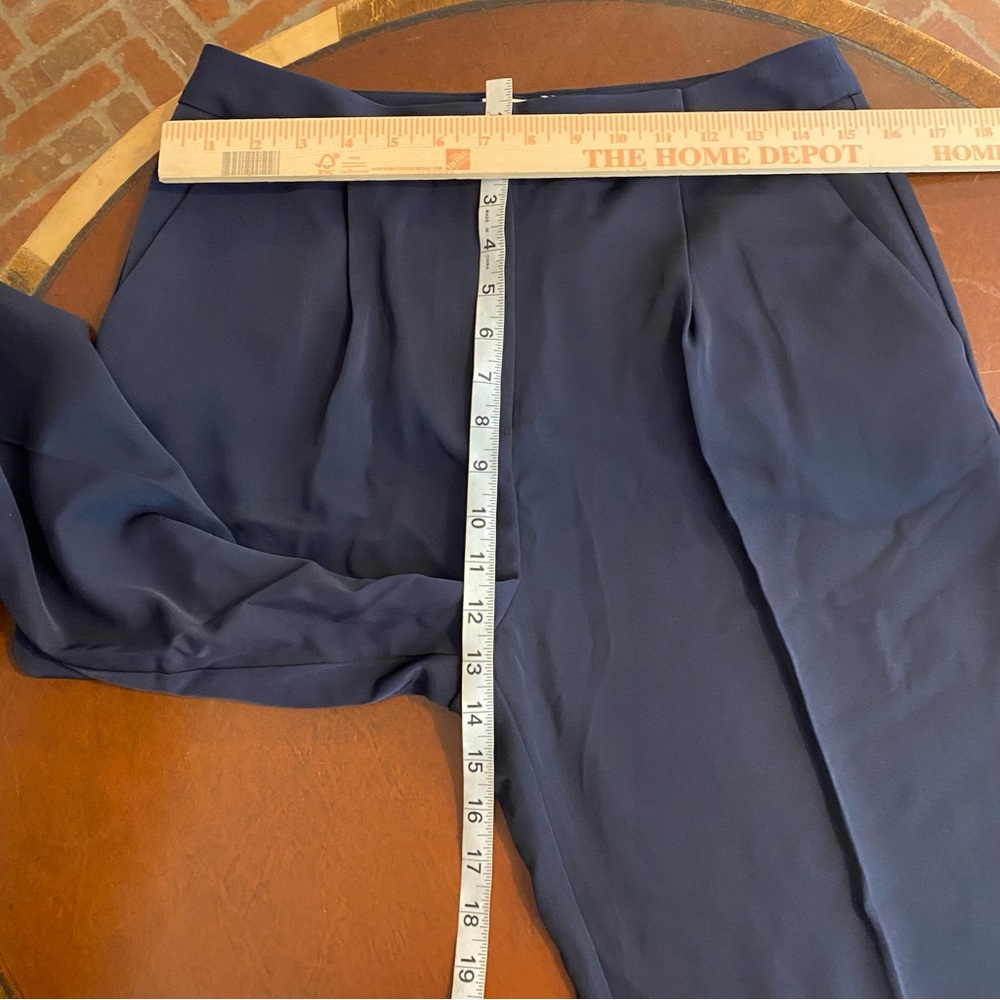 TUCKERNUCK navy Pleated Duncan Trouser size 6 NWT workwear office career preppy - Picture 7 of 8
